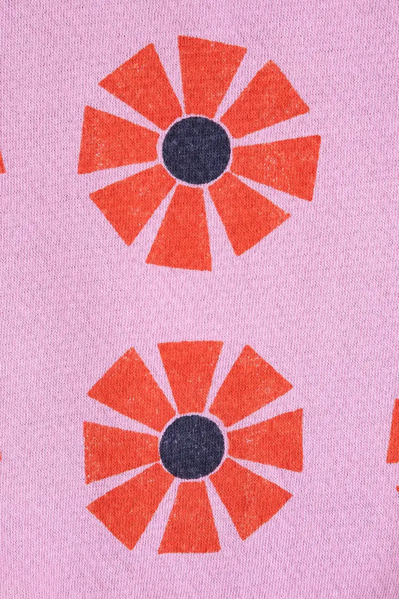 felpa in cotone bambino/a Kaleidoscope colore violetto 225AC038 miniatura 4