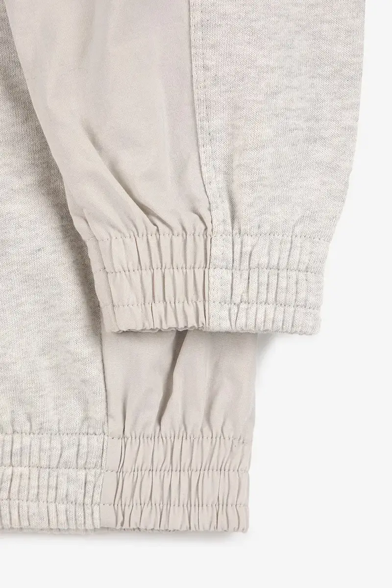 felpa in cotone bambino/a Memory colore grigio con applicazione 225BC005 miniatura 5