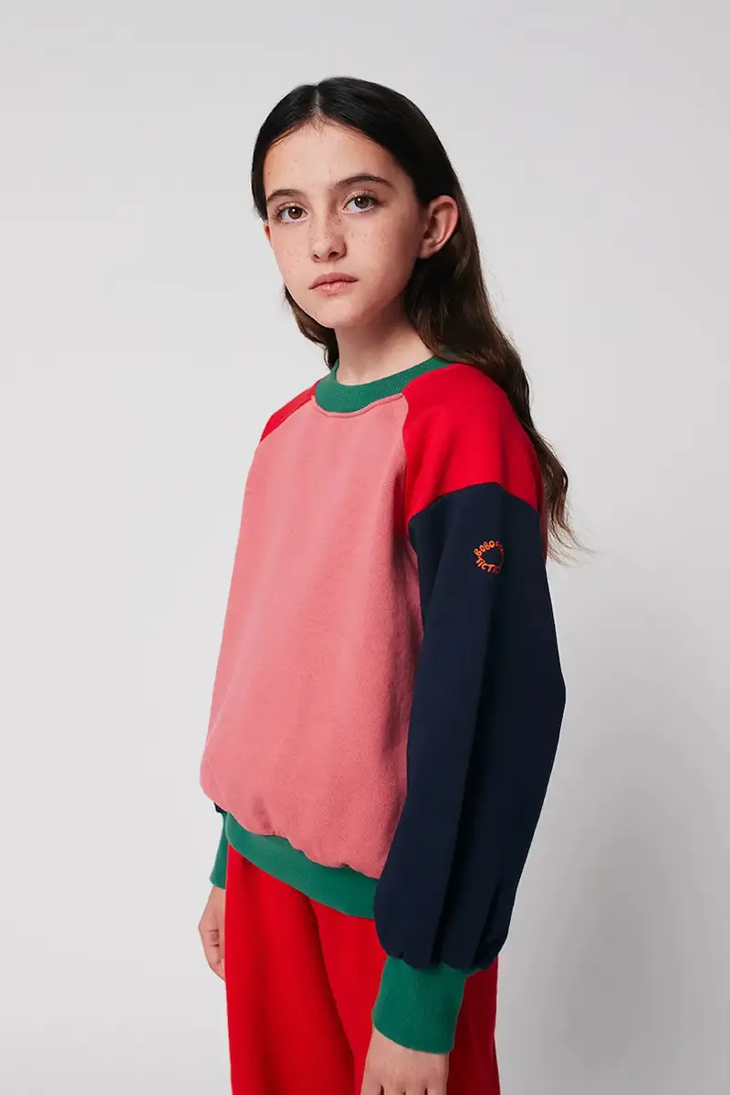 felpa in cotone bambino/a Tic Tac Toe colore rosa 225AC046 miniatura 4