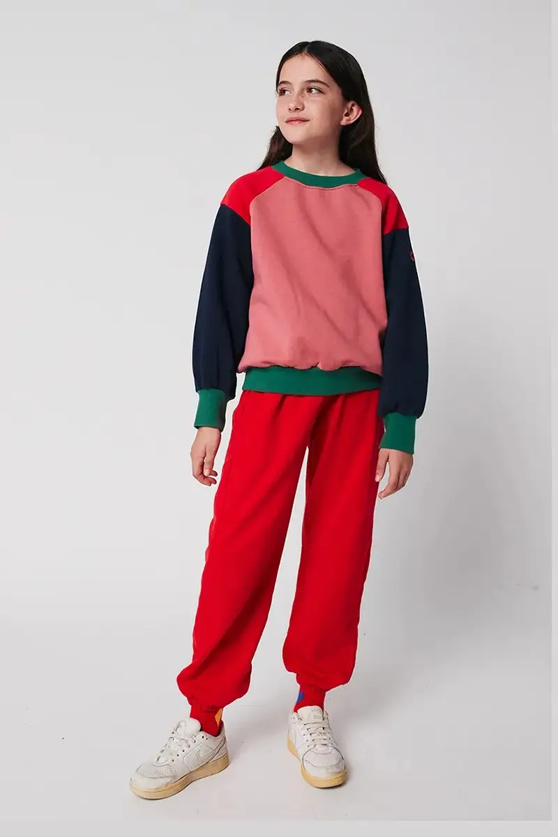 felpa in cotone bambino/a Tic Tac Toe colore rosa 225AC046 miniatura 5