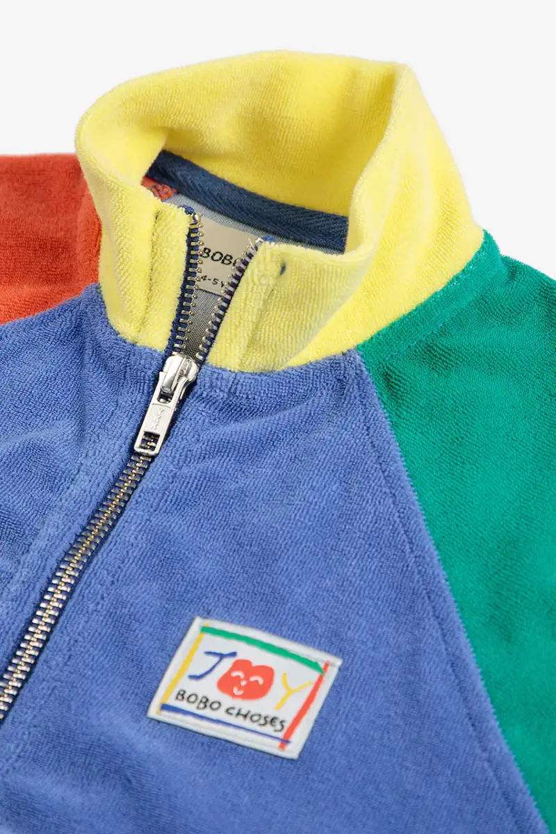 felpa per bambini Smiling colore blu 125AC048 miniatura 4