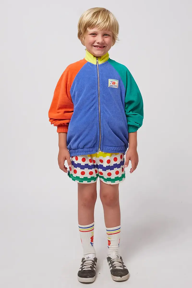 felpa per bambini Smiling colore blu 125AC048 miniatura 5