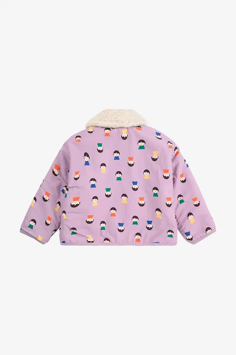 giacca a doppia faccia per neonati Game Pawns colore beige 225AB106 miniatura 3