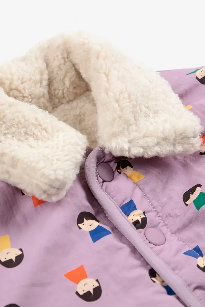 giacca a doppia faccia per neonati Game Pawns colore beige 225AB106 miniatura 4