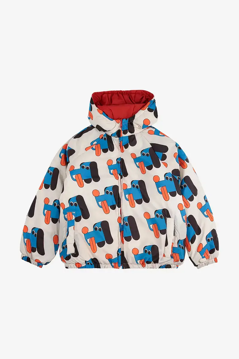 giacca reversibile per bambini Doggy Mate colore beige 225AC118 miniatura 2