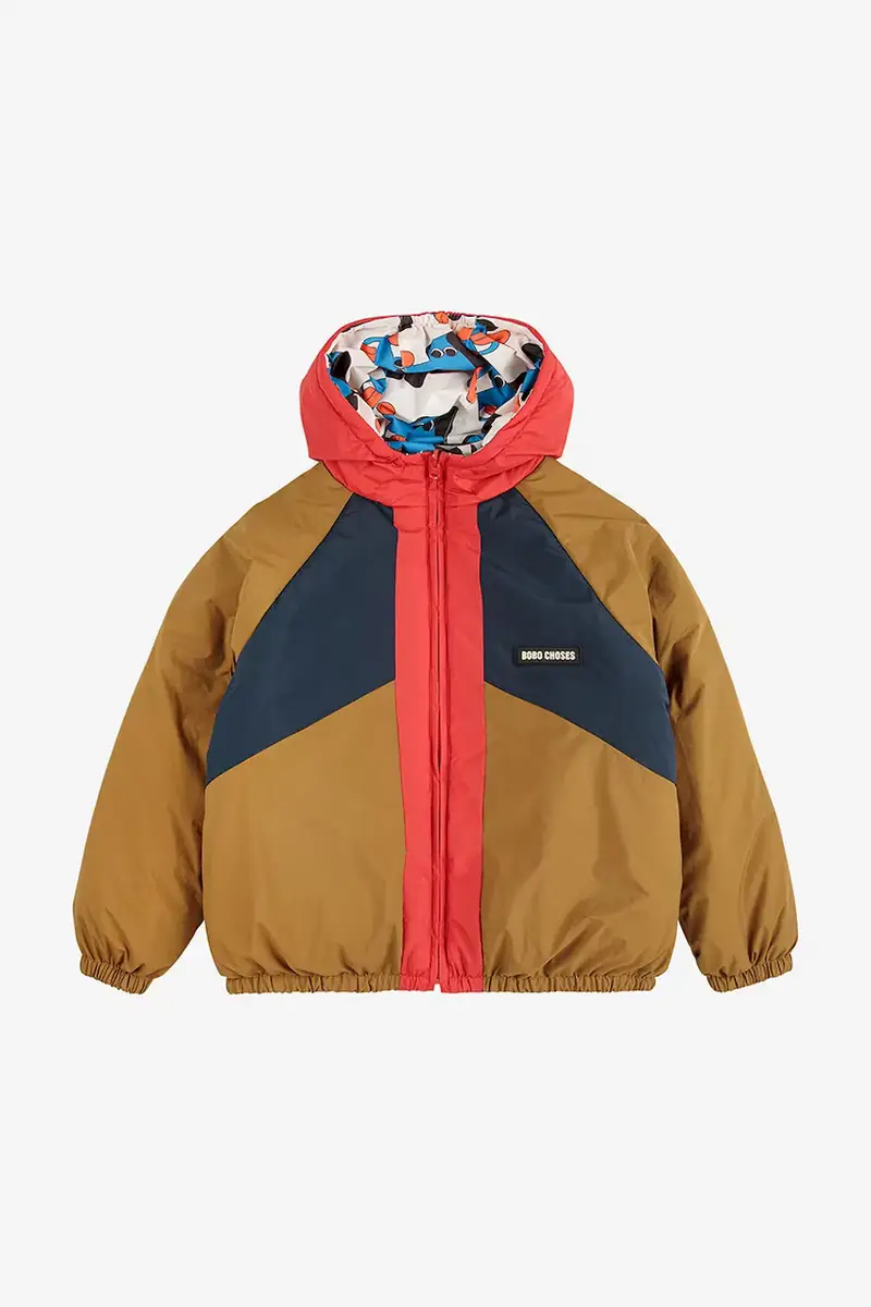 giacca reversibile per bambini Doggy Mate colore beige 225AC118 miniatura 4