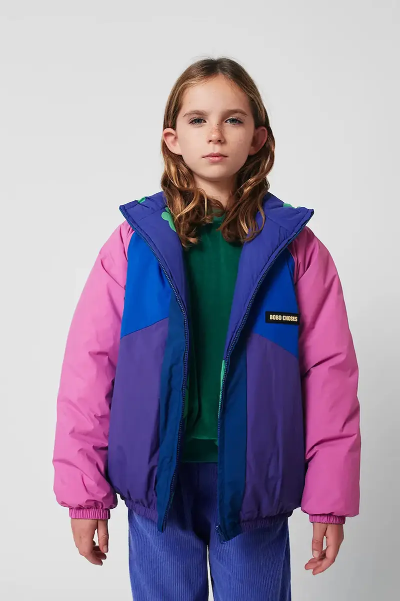 giacca reversibile per bambini Lucky Clover colore violetto 225AC119