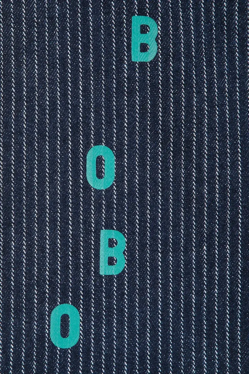 gonna di cotone bambina colore blu navy 225AC097 miniatura 4