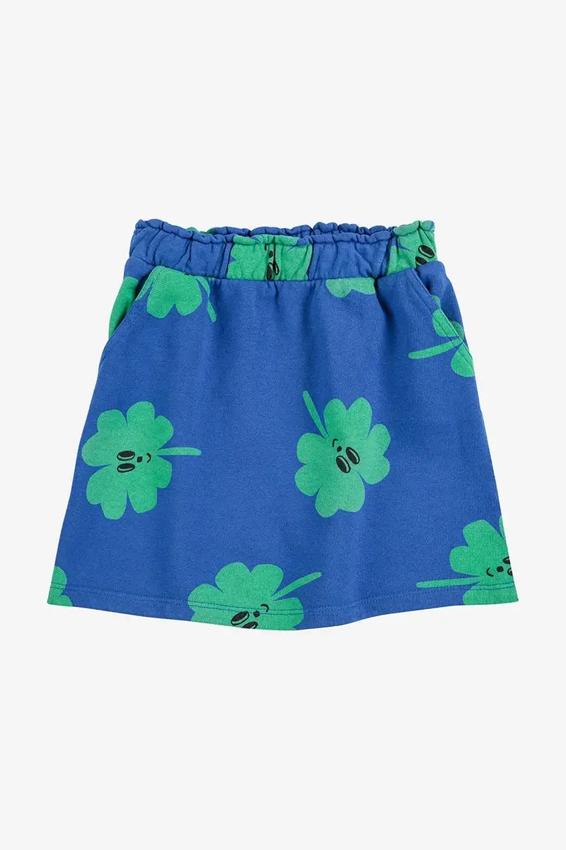 gonna di cotone bambina Lucky Clover colore blu 225AC104 miniatura 2