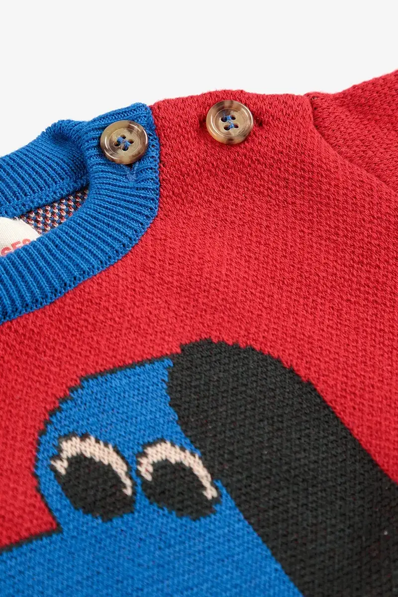 maglione in cotone noenati Doggy Mate Rosso miniatura 4