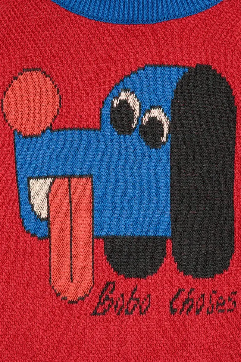 maglione in cotone noenati Doggy Mate Rosso miniatura 5