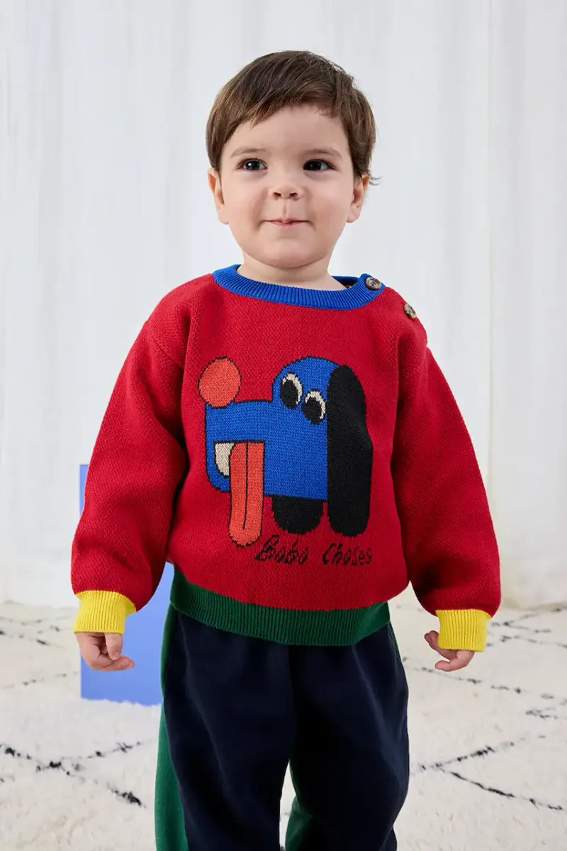 maglione in cotone noenati Doggy Mate Rosso