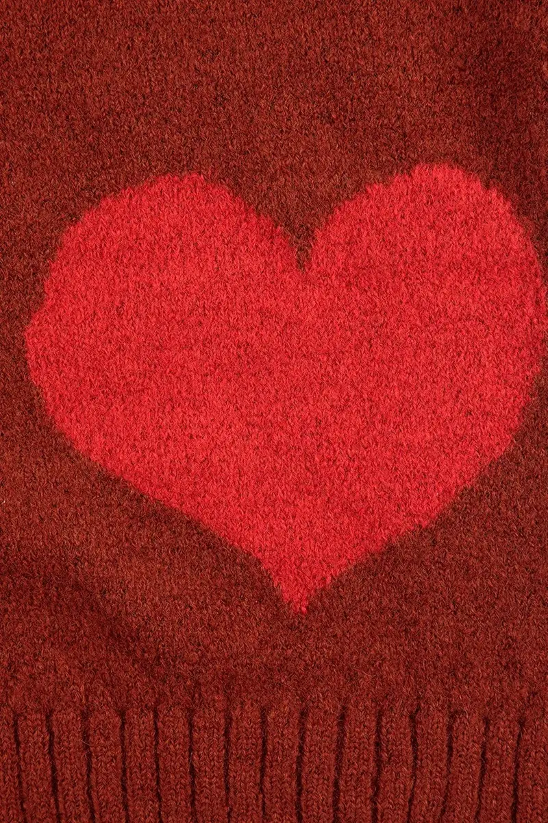 maglione per bambini con misto lana Bobo Joker colore granata 225AC112 miniatura 4