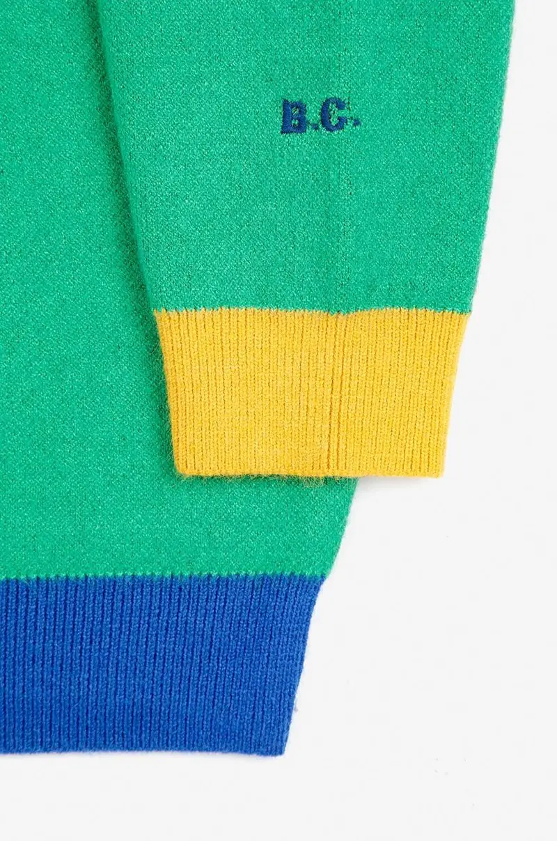 maglione per bambini Hungry Squirrel colore verde 224AC117 miniatura 4