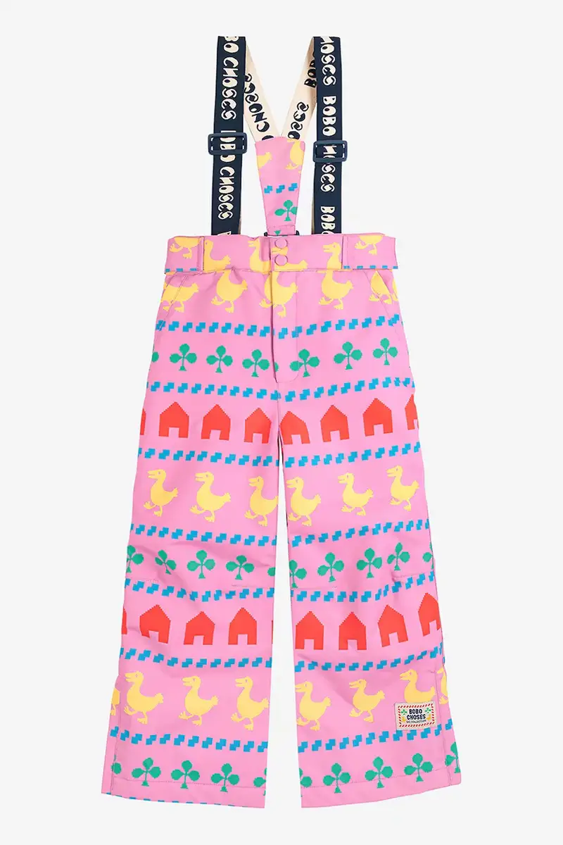 pantaloni da sci bambino/a Farm colore rosa 225AC142 miniatura 2