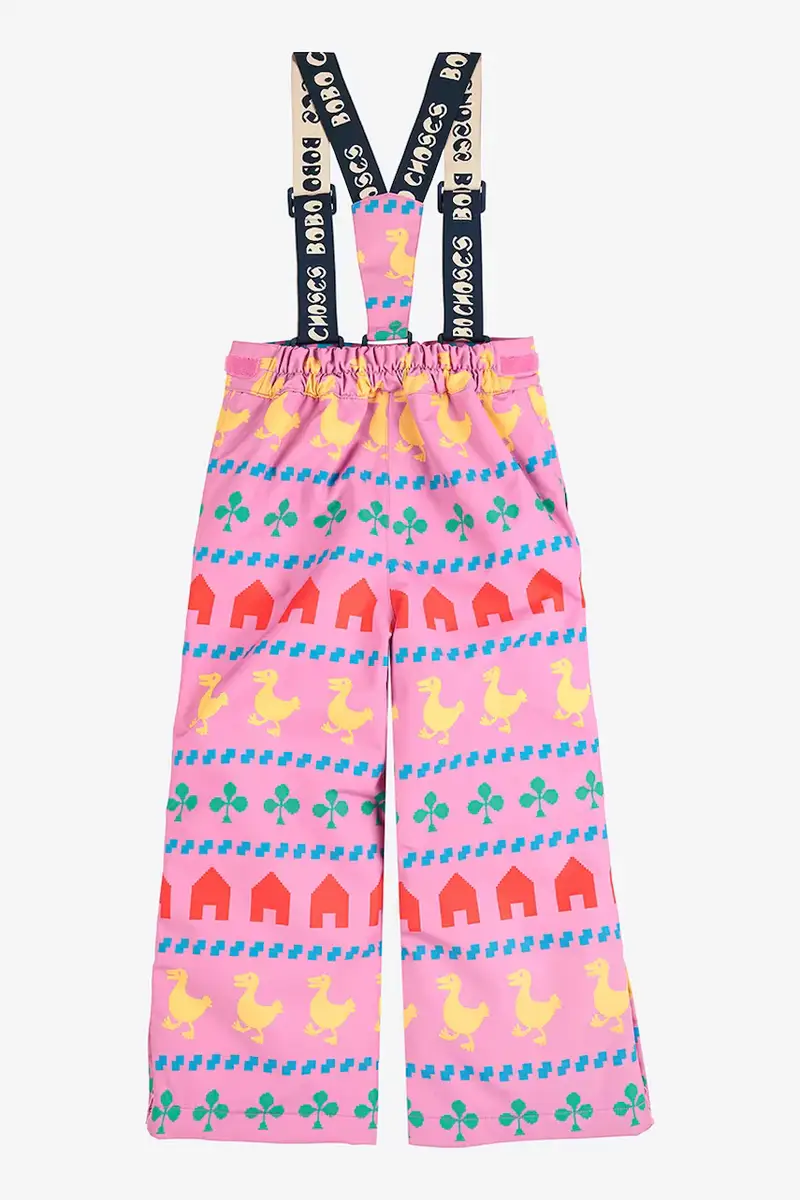 pantaloni da sci bambino/a Farm colore rosa 225AC142 miniatura 3