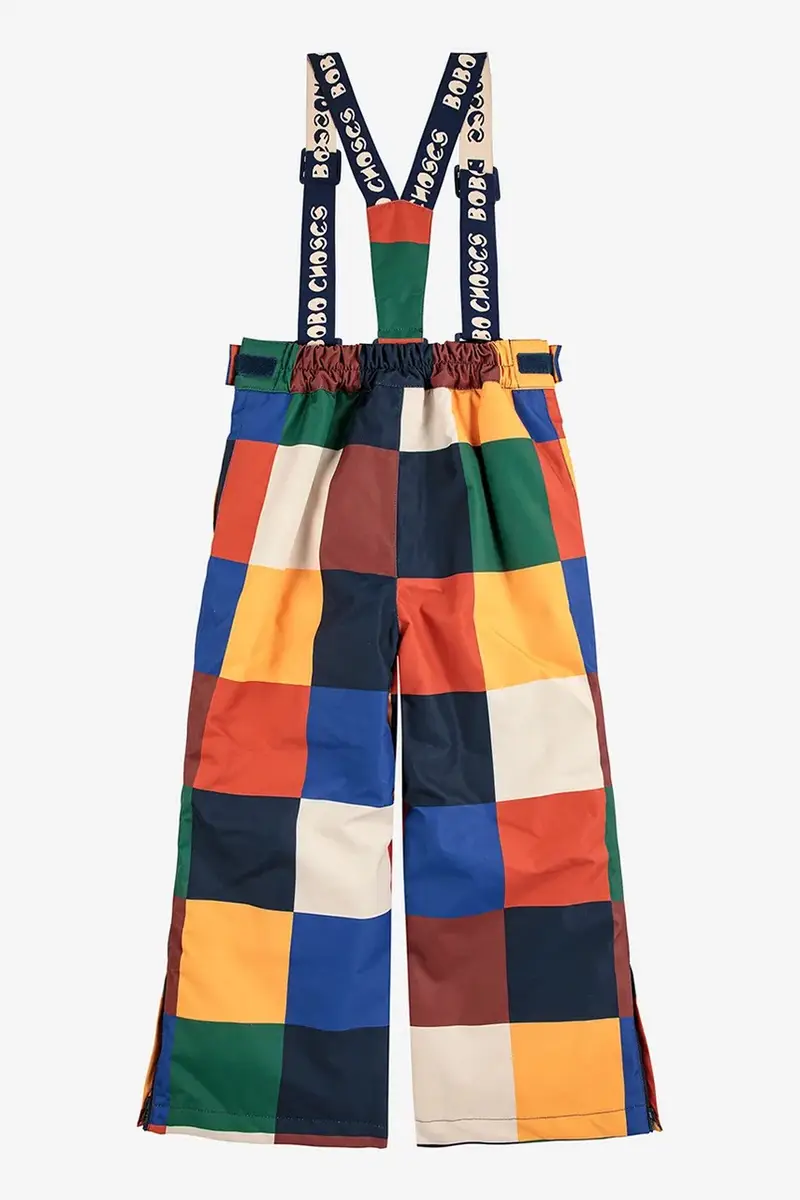 pantaloni da sci bambino/a Multicolore miniatura 3