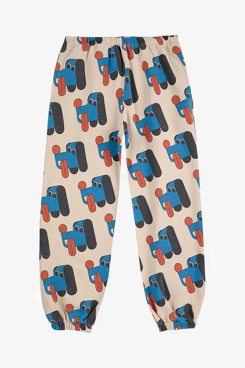 pantaloni in lana bambino/a Doggy Mate colore beige 225AC064 miniatura 2