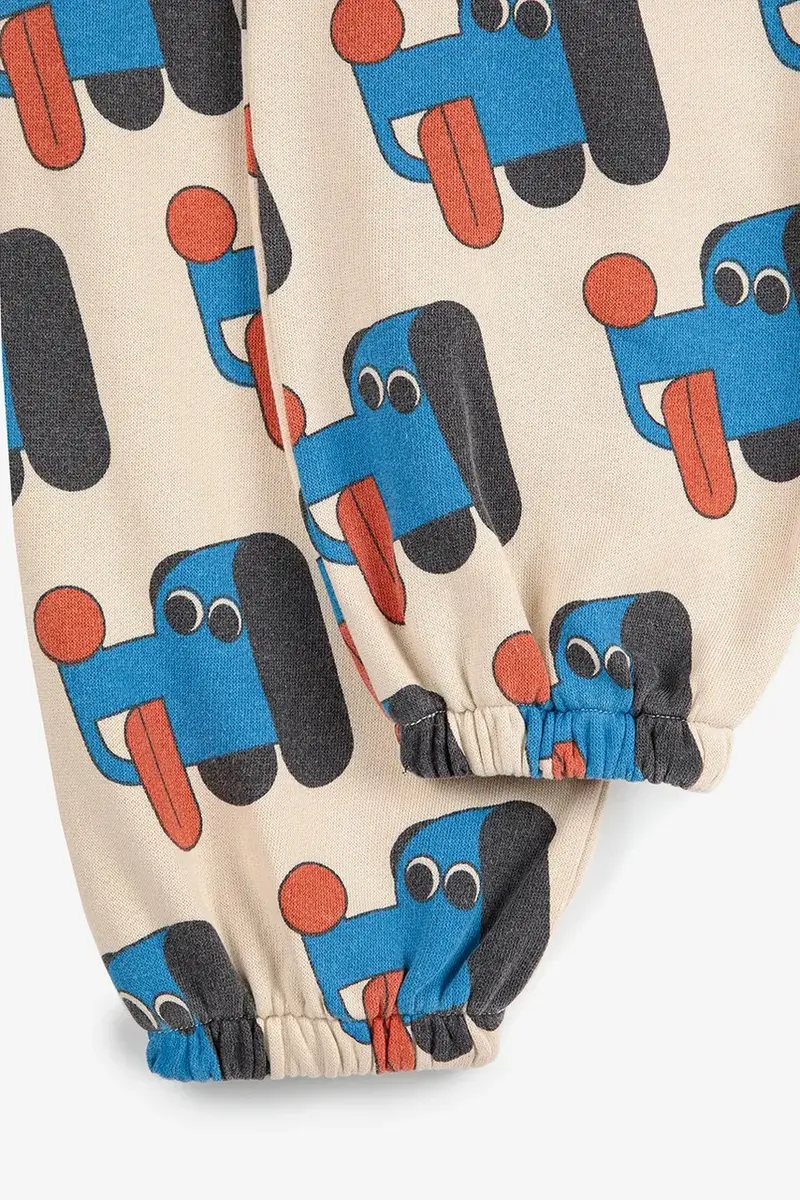 pantaloni in lana bambino/a Doggy Mate colore beige 225AC064 miniatura 5