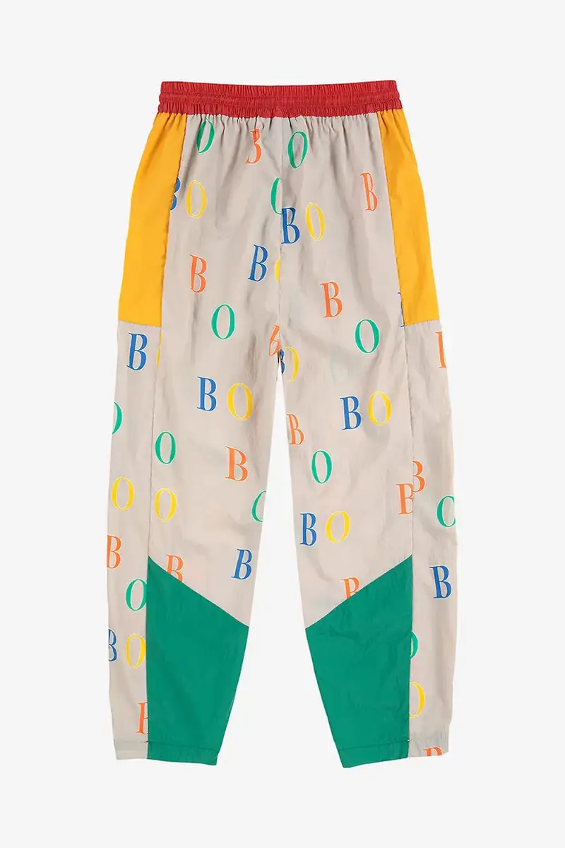 pantaloni per bambini colore beige 225AC140 miniatura 3