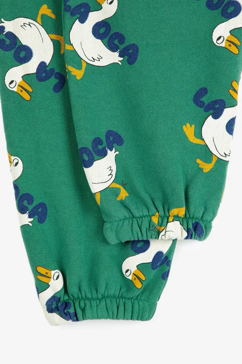 pantaloni tuta bambino/a La Oca colore verde 225AC065 miniatura 5