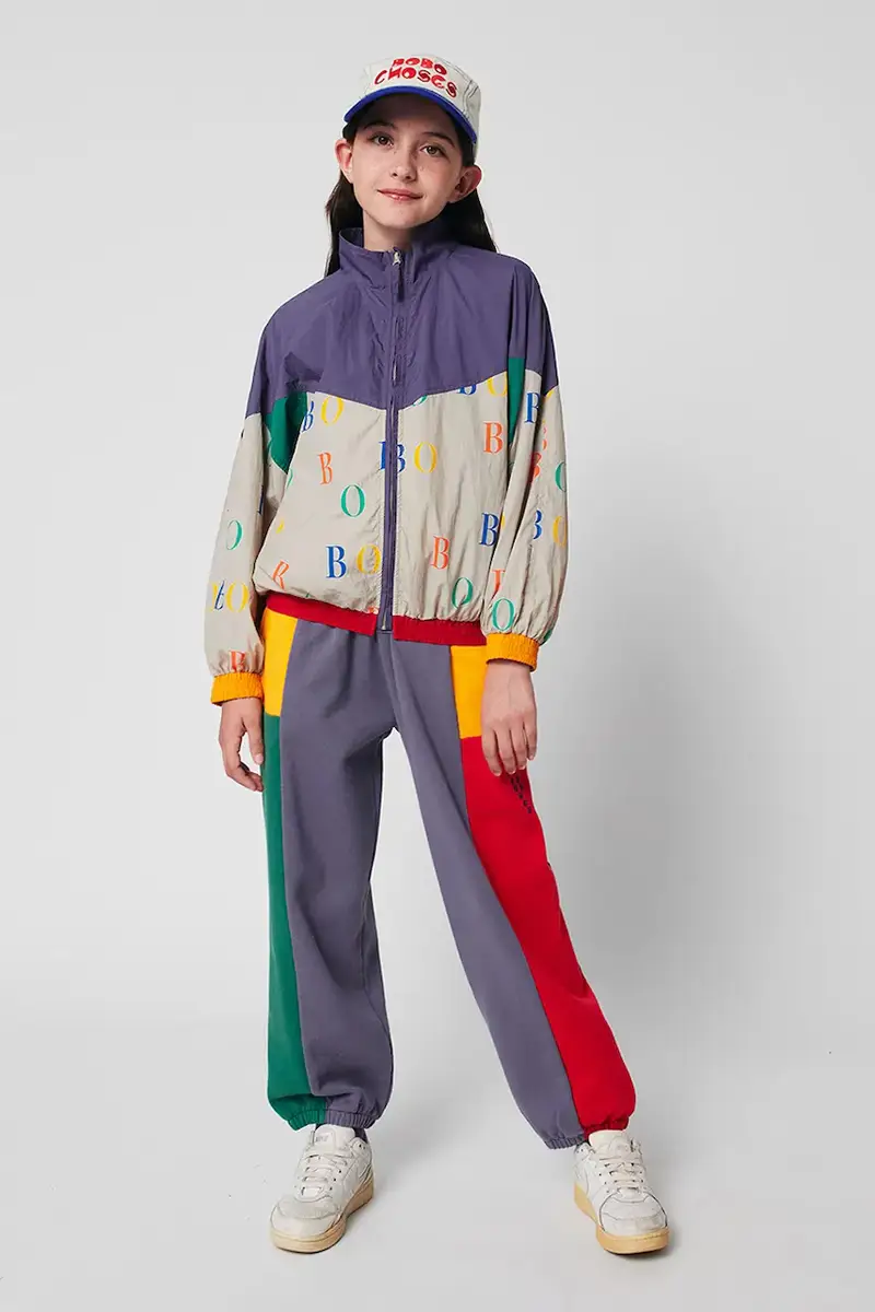 pantaloni tuta in cotone bambino/a colore grigio 225AC138