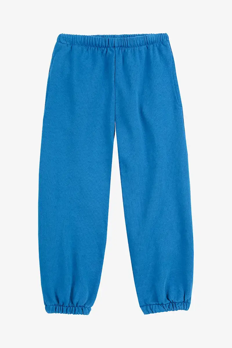 Bobo Choses Pantaloni tuta bambino in cotone blu miniatura 2