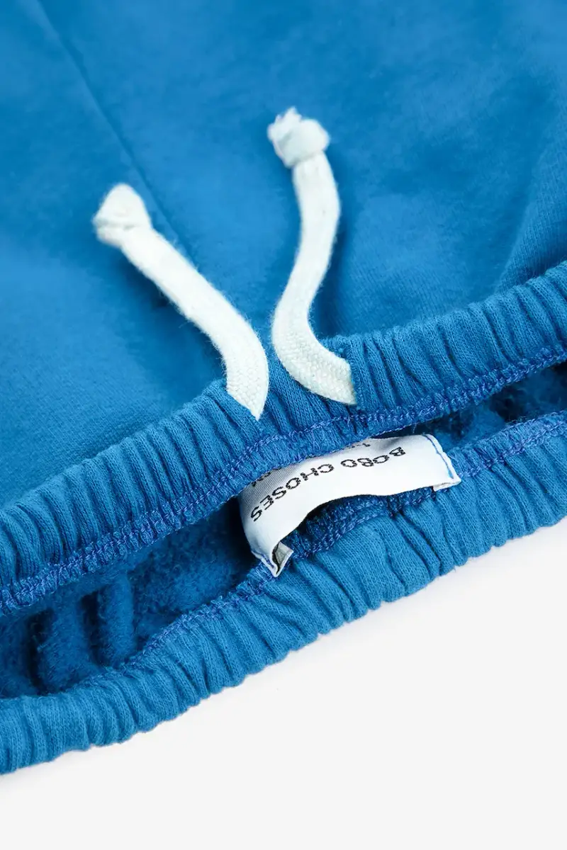 Bobo Choses Pantaloni tuta bambino in cotone blu miniatura 5