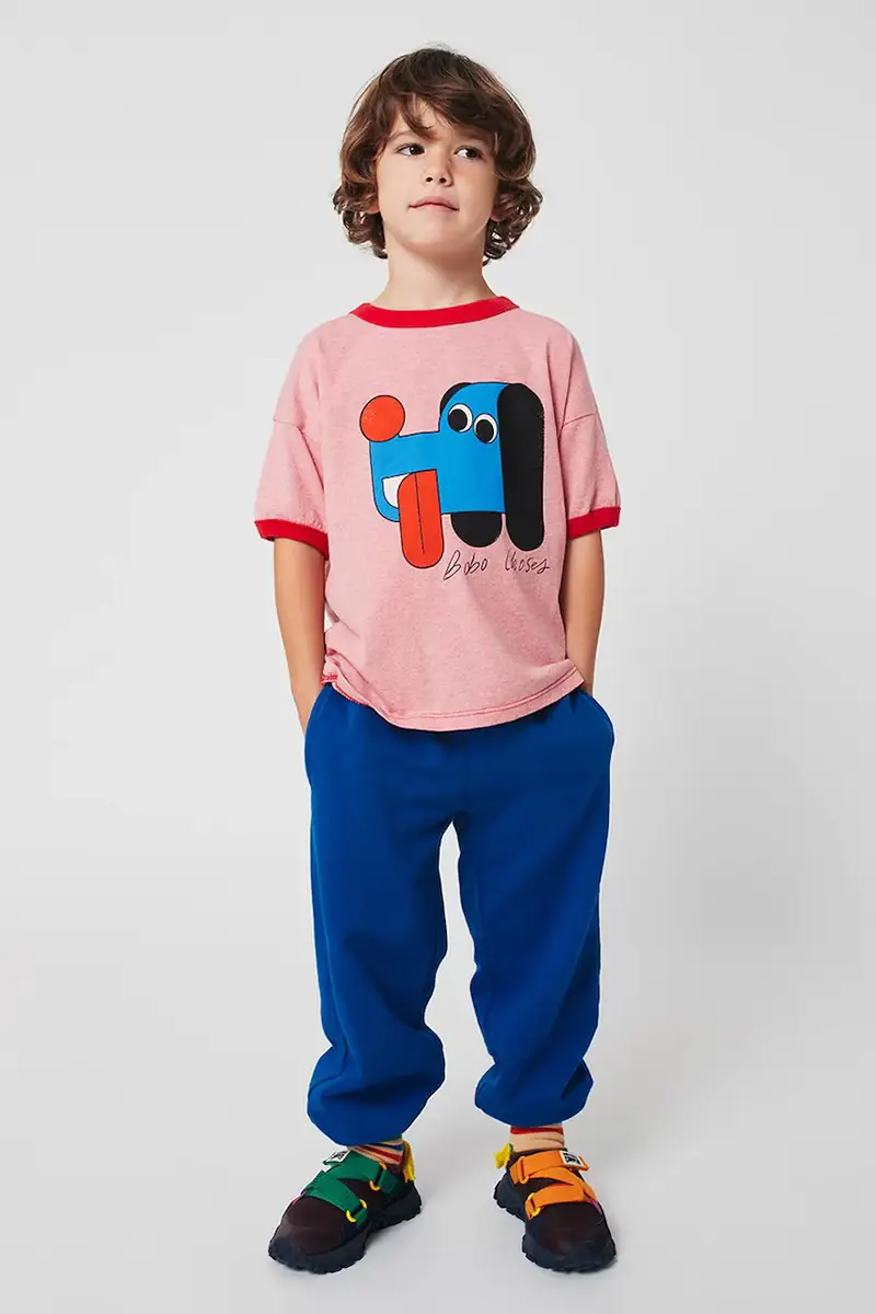 Bobo Choses Pantaloni tuta bambino in cotone blu