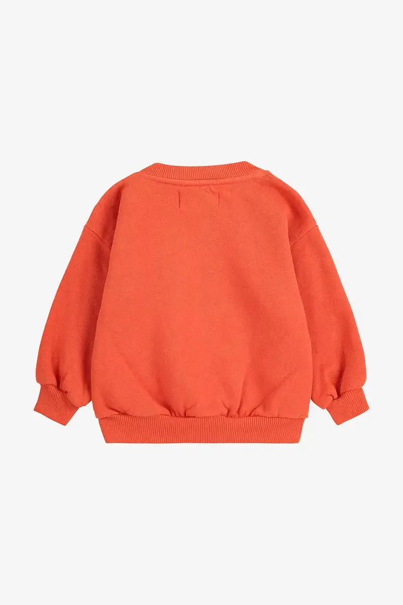 tuta in cotone da neonato Rolling Dog Arancione miniatura 4