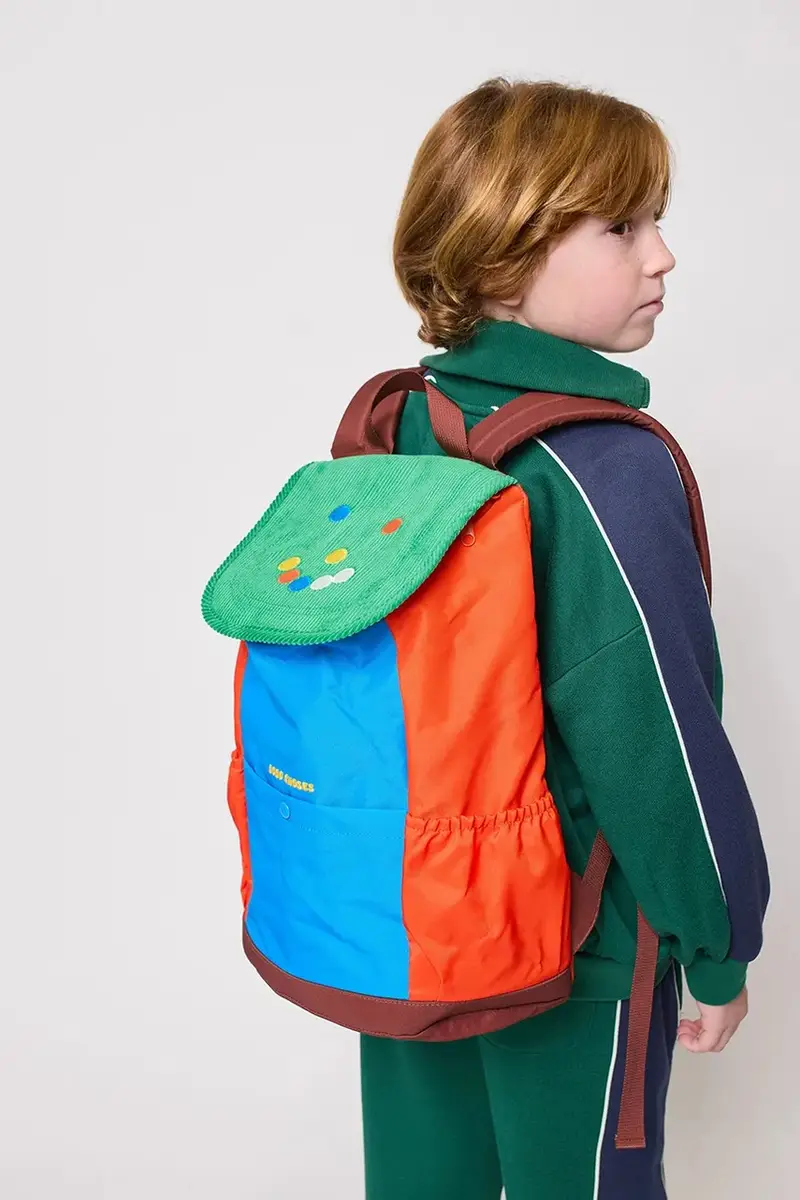 zaino bambino/a Fun Face Blu miniatura 5