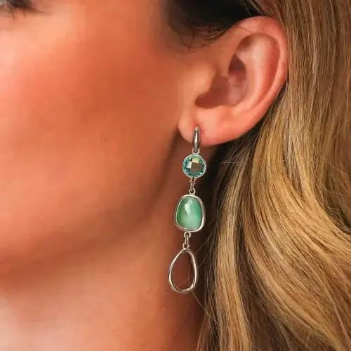 Boccadamo Orecchini Donna Verde 3122639 miniatura 2