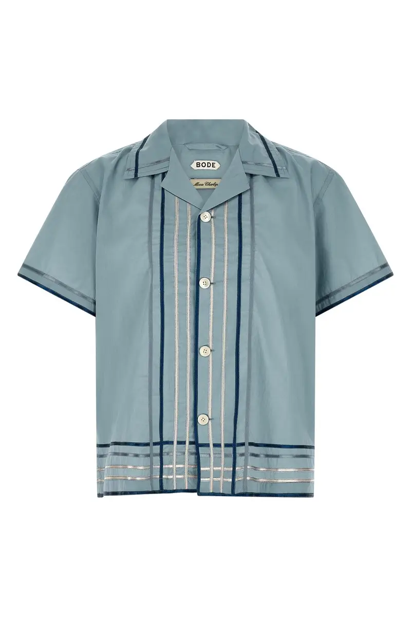 Camicia Ribbon Plaid Azzurro