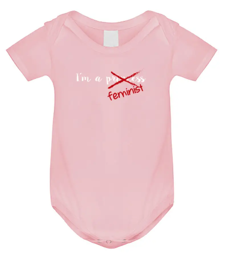 Body neonato bambino corpo, rosa, lettere bianche