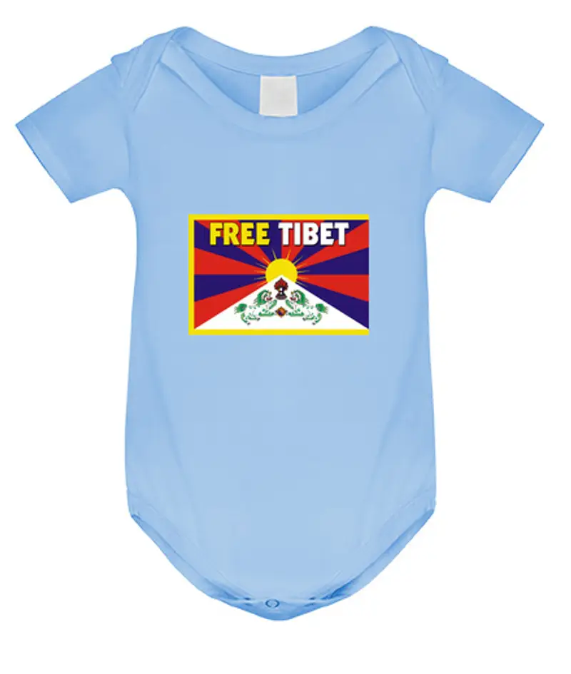 Body neonato blue corpo - free tibet