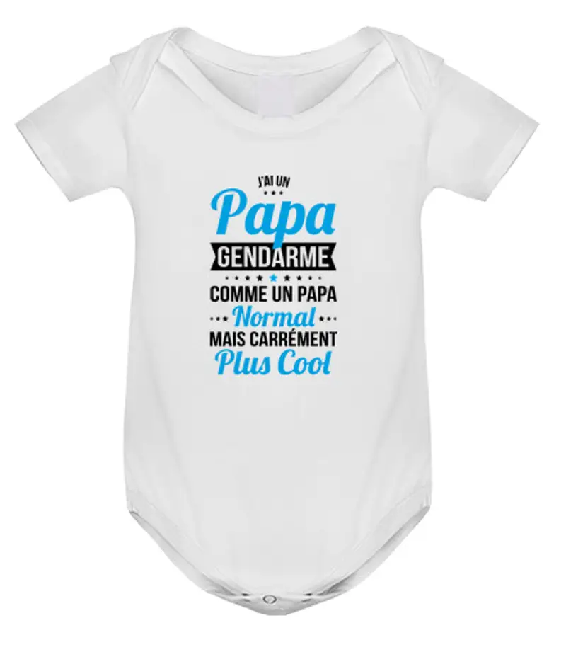 Body neonato ho un papà poliziotto trendy