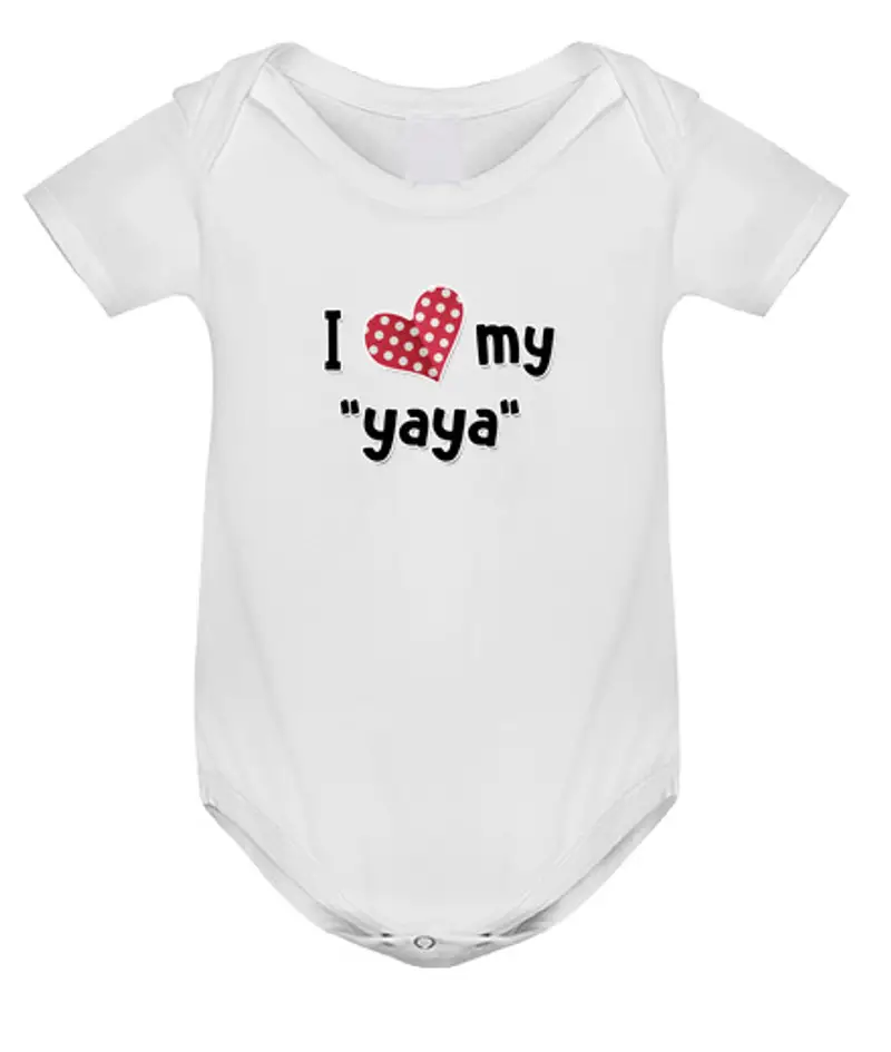 Body neonato i love mio corpo yaya