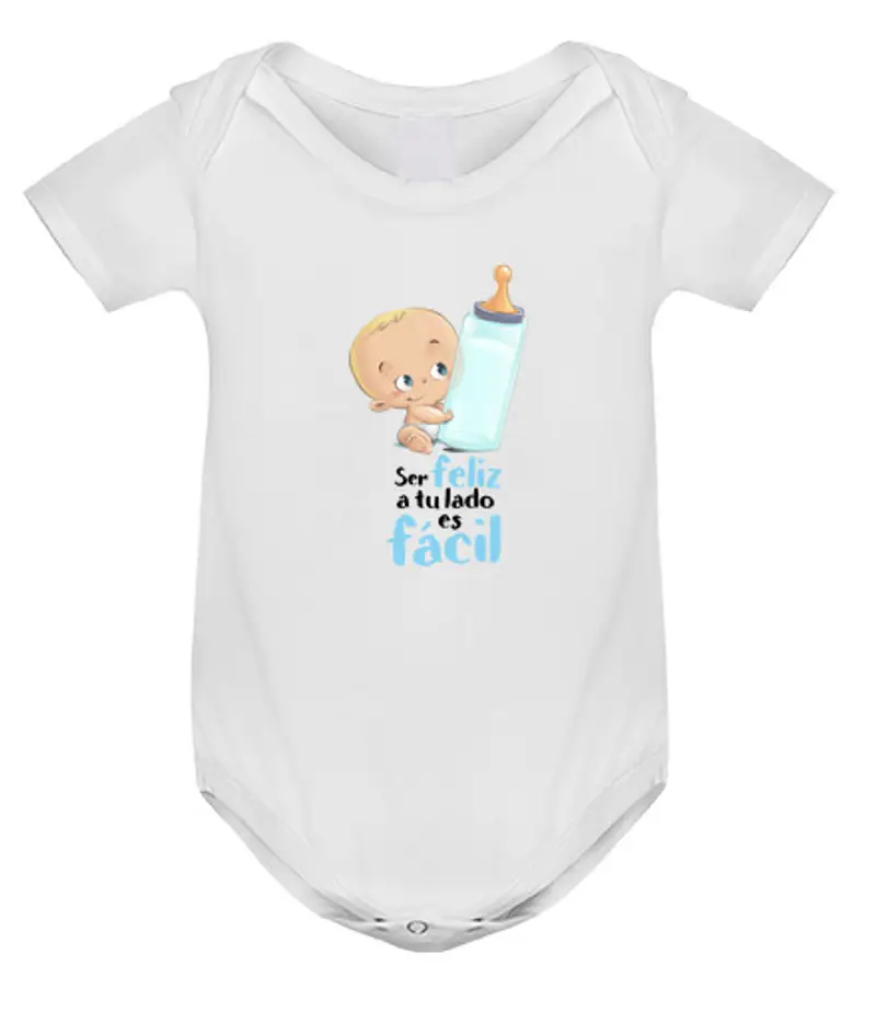 Body neonato neonato con il bambino bambino bottiglia essere felice - corpo