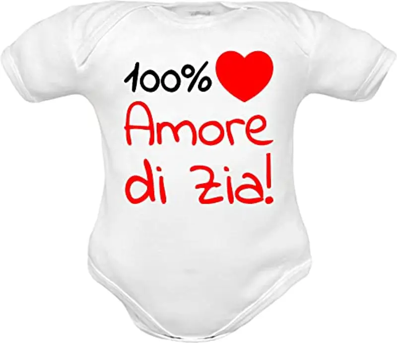 body per neonati cotone frase 100% amore di zia manche corte o in caldo cotone manica lunga set con bavetta cappello e