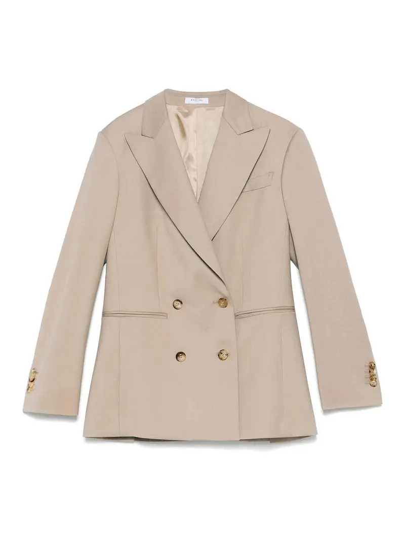 Giacca Doppio Petto Cammello