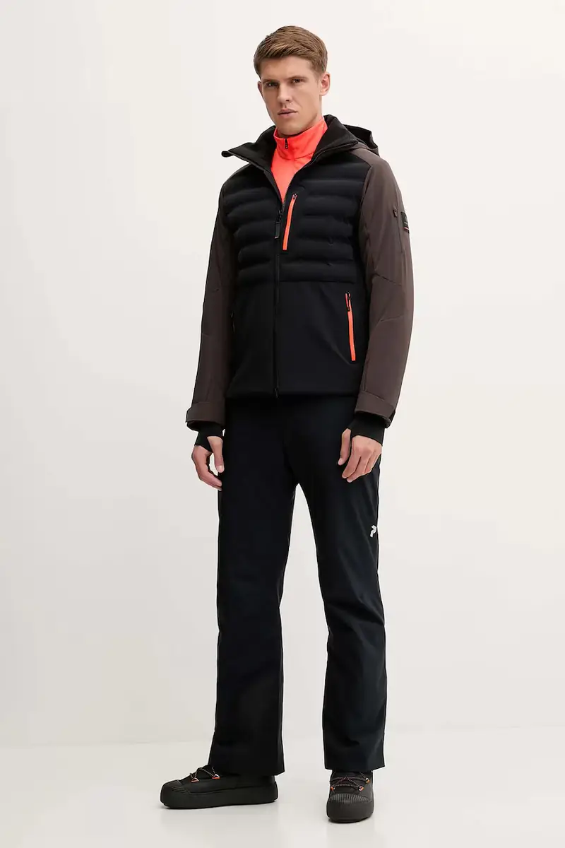 giacca da sci IVO Marrone miniatura 2