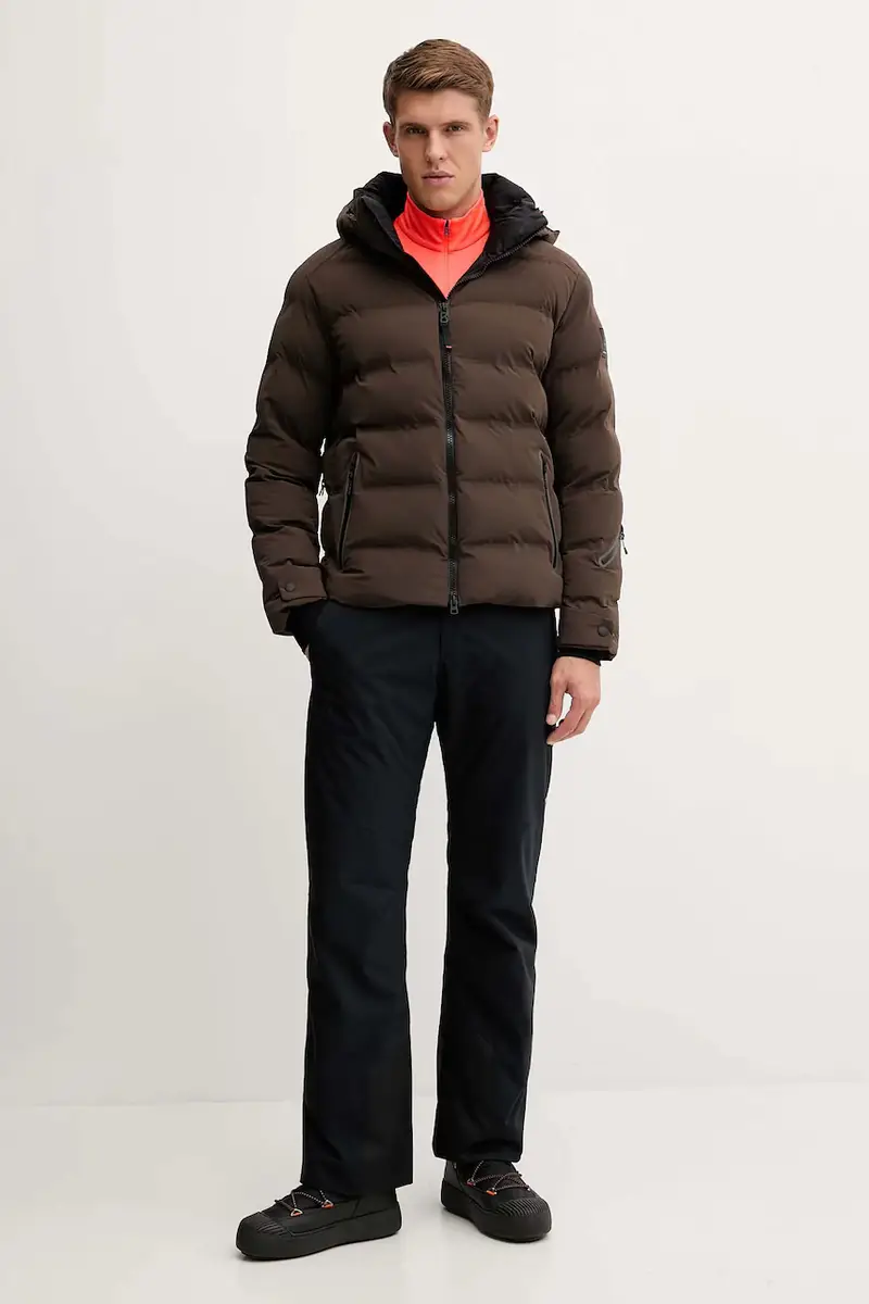 giacca da sci TEC-LUKA Marrone miniatura 2