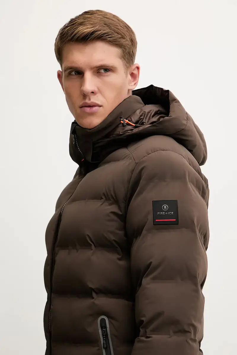 giacca da sci TEC-LUKA Marrone miniatura 4