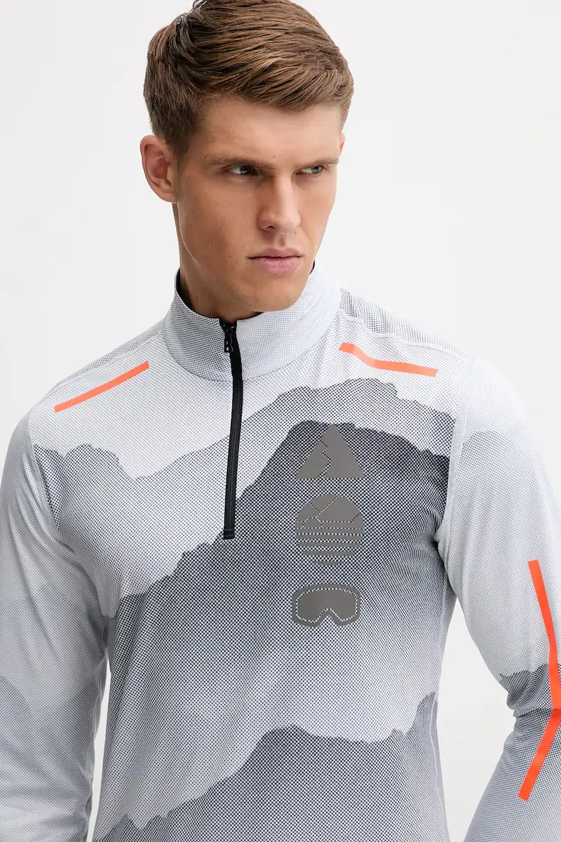 longsleeve funzionale PASCAL Grigio miniatura 3