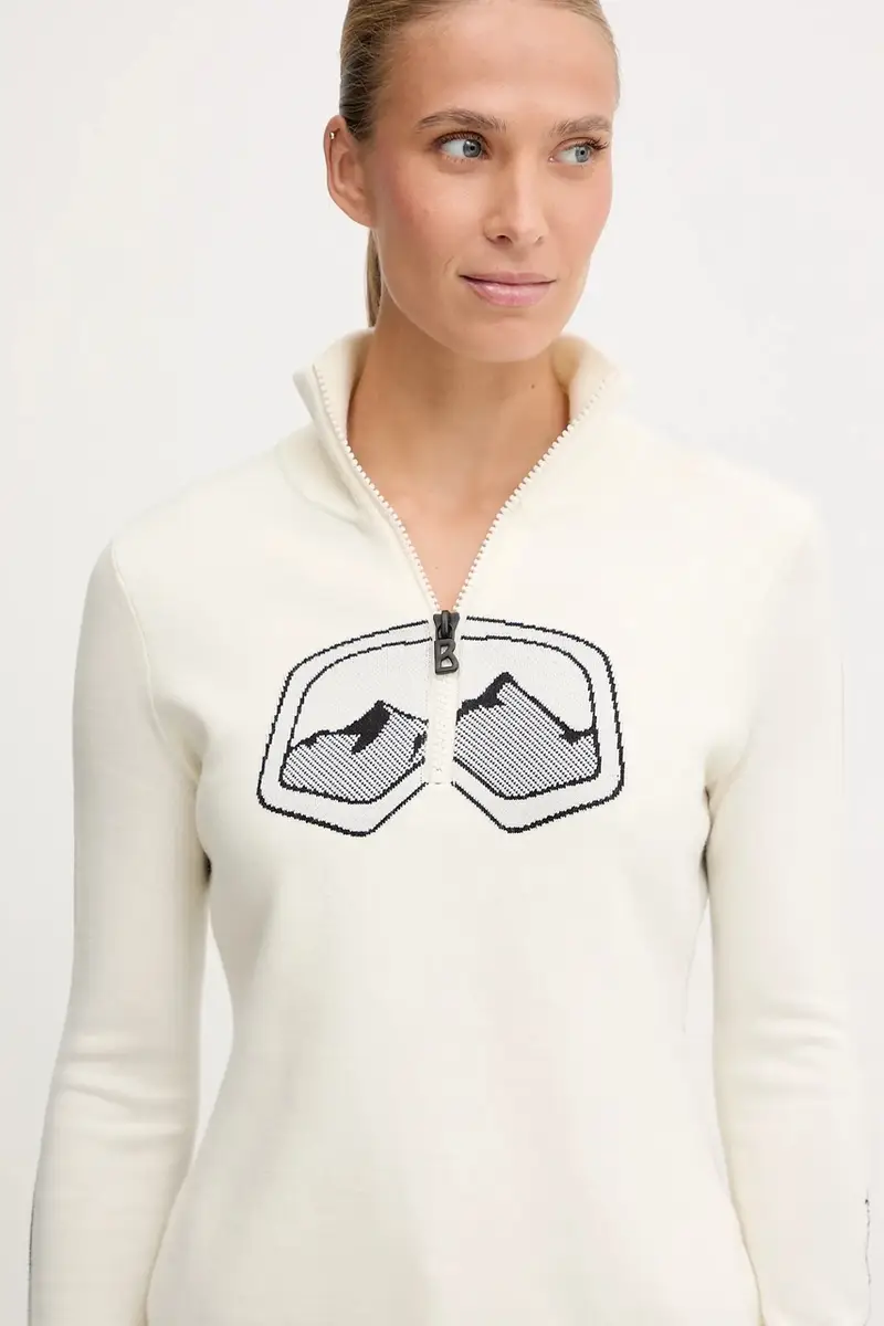 maglione con lana AZRA Beige miniatura 4