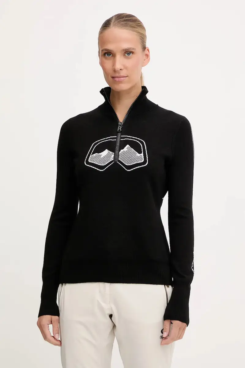 maglione con lana AZRA Nero