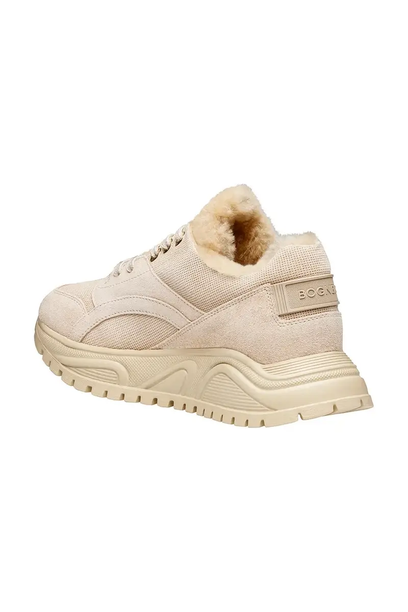 sneakers in pelle MALAGA 20 A Beige miniatura 2