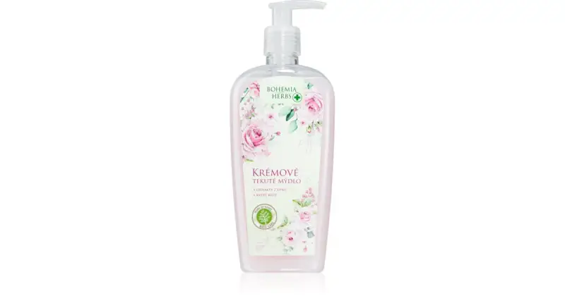 & Cosmetics Bohemia Herbs Rose Extract Sapone Liquido 300 Ml