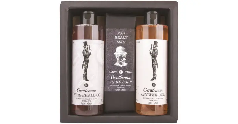 & Cosmetics Gentlemen Spa Confezione Regalo Per Corpo E Capelli Per Uomo
