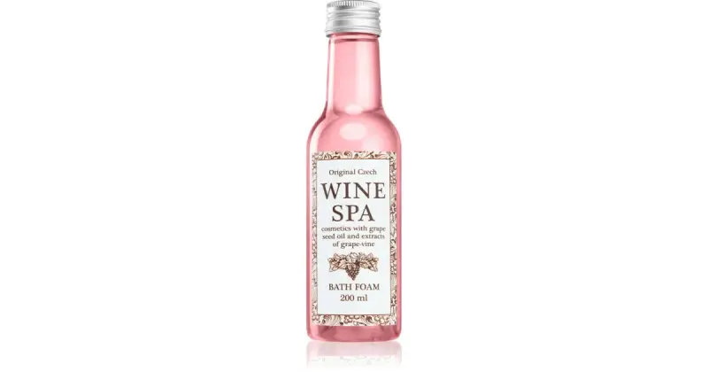 & Cosmetics Wine Spa Olio In Schiuma Da Bagno Rilassante 200 Ml